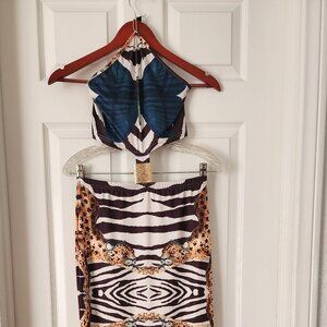 Musera Zebra Print Dress